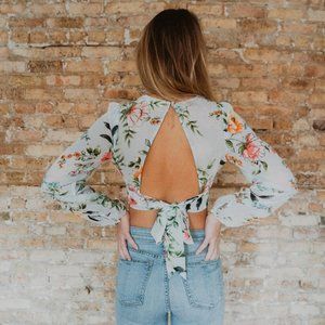 NWT Open Back Top